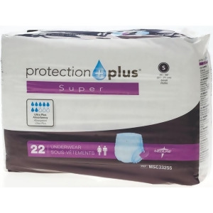 Protection Plus Super Protective Adult Underwear Large 45 58 72 Each / Case - All