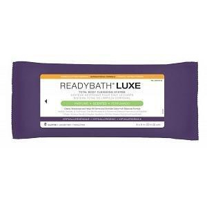 Readybath Luxe Total Body Cleansing Heavyweight Washcloths Antibacterial Fragrance 24 Pack / Case - All
