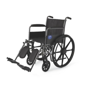 K1 Basic Wheelchair 18 x 16 Desk Arm Leg-Rests 1 Each / Each - All