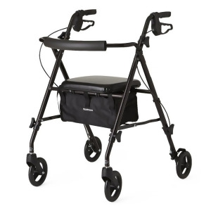 Ultralight Rollator with 6 Wheels Titanium 1 Each / Each - All