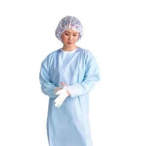 Standard Polyethylene Thumb Loop Isolation Gowns Blue X-Large - All
