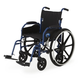 Hybrid 2 Transport Wheelchair Chair 18 x 16 Desk Arm Footrests 1 Each / Each - All
