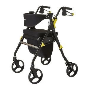 Empower Rollator with 8 Wheels Black 1 Each / Each - All