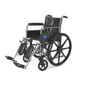 Medline 2000 Wheelchair Navy Uphol Remov Desk Arm Leg-Rest 16 x 16 1 Each / Each - All