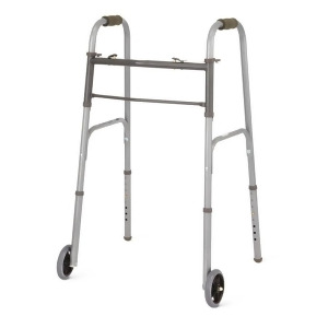 Two-button Folding Walkers with 5 Wheels Standard with 5 4 Each / Case - All