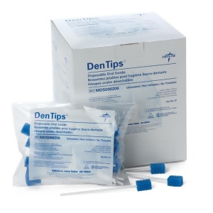 Dentips Oral Swabsticks Mds096208 Blue Bulk 1000 Each / Case - All