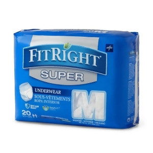 Fitright Super Protective Underwear Medium 28 40 80 Each / Case - All