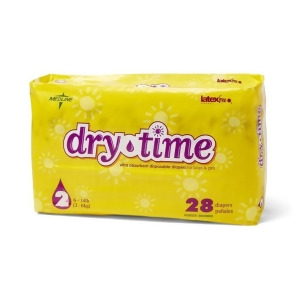 Drytime Disposable Baby Diapers White Size 4 22 35 lbs 160 Each / Case - All