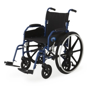 Hybrid 2 Transport Wheelchair Chair 18 x 16 Desk Arm Leg-Rests 1 Each / Each - All