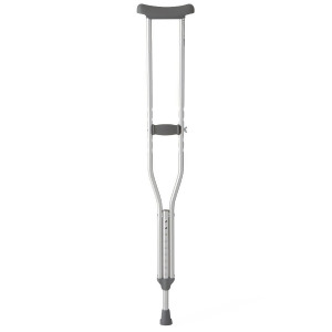 Standard Aluminum Crutches 5'2 Adult Medium 8 Pair / Case - All