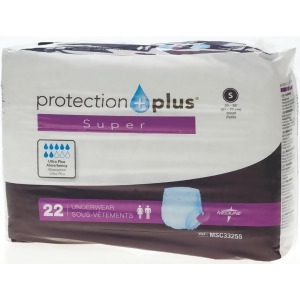 Protection Plus Super Protective Adult Underwear Large 45 58 18 Each / Bag - All