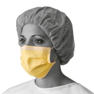 Isolation Face Masks with Earloops Yellow Cellulose 300 Each / Case - All