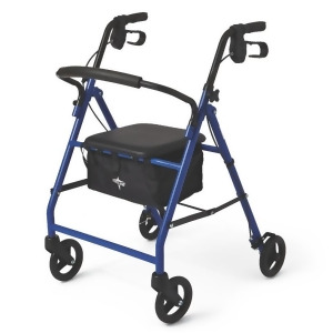 Basic Steel Rollator with 6 Wheels Blue Basic Steel 8 1 Each / Each - All