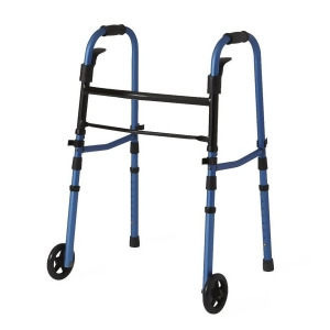 Folding Paddle Walkers with 5 Wheels Blue 5 - All