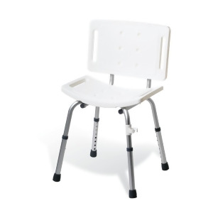 Basic Shower Chair with Back 1 Each / Each - All