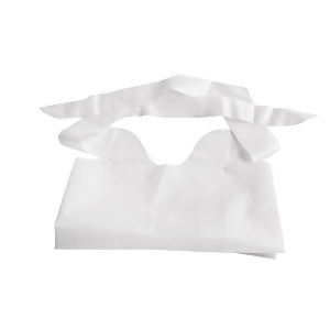 Waterproof Plastic Bibs White - All