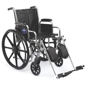 Medline 2000 Extra Wide Wheelchair 20 x 16 Swing-Away Footrests 1 Each / Each - All