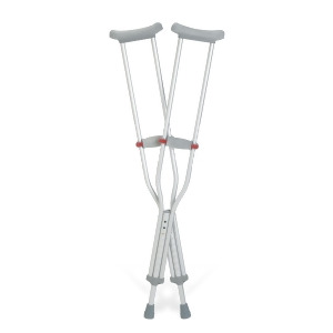 Red Dot Aluminum Crutches - All
