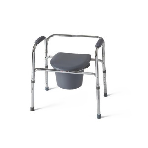 3-In-1 Steel Commode - All