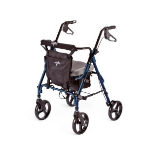 Deluxe Comfort Rollators Blue 8 - All