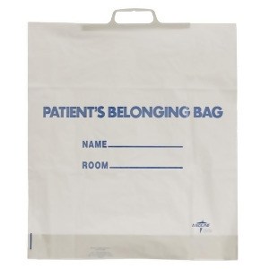 Rigid Handle Patient Belongings Bags White - All