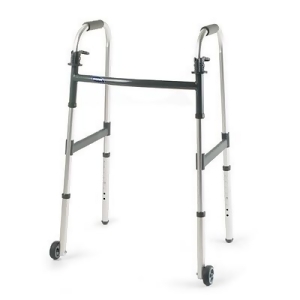 Invacare Corporation 6291-3F Dual-Release Walker with 3 Fixed Wheels - All