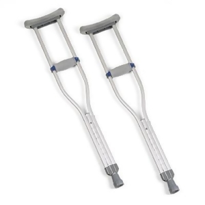 Invacare Corporation 8120-J Quick-Adjust Crutches Junior 4' 6in 5' 2in 8 Pair / Case - All