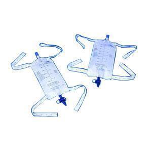 Urinary Leg Bag with Secure Glide Valve Set Medium 600 mL 4 Each / Box - All