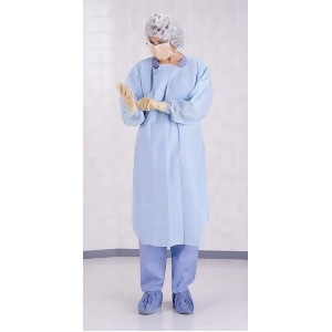 Standard Polyethylene Thumb Loop Isolation Gowns Blue Regular/Large 75 Each / Case 1 Case - All