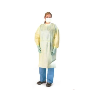 Lightweight Multi-Ply Fluid Resistant Isolation Gowns Yellow Regular/Large 50 Each / Case 1 Case - All