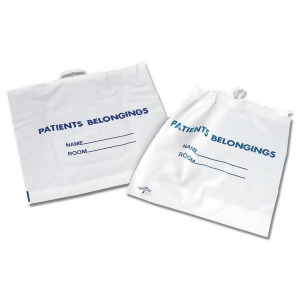 Drawstring Patient Belongings Bags White 250 Each / Case 1 Case - All