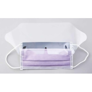 Fluid-resistant Surgical Face Masks with Eyeshield Purple 100 Each / Case 1 Case - All