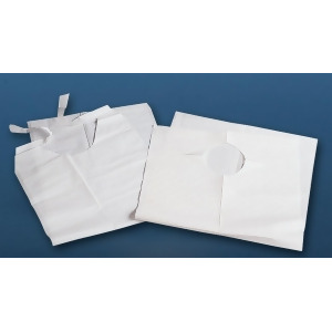 Disposable Slip-On Adult Bibs 19 White 150 Each / Case 1 Case - All