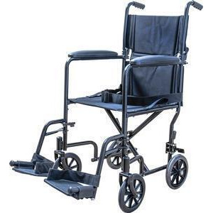 Steel Transport Chair with Swingaway Footrests - All