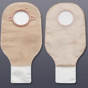Ostomy Pouch New Image Two-Piece System 12 Inch Length Drainable 4 Flange 10 Each / Box - All