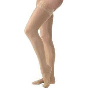 Jobst Relief Thigh High With Silicone Dot Band 20-30 Closed Toe Beige Medium 1 Ea - All