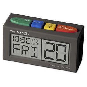 Medcenter Your Minder Recording Clock Clock w/ Adapter - All