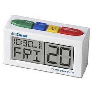 Medcenter 31-Day System with Talking Interactive Alarm Clock - All