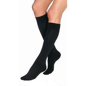 Jobst Ultrasheer 30-40 mmHg Med Black Knee High - All