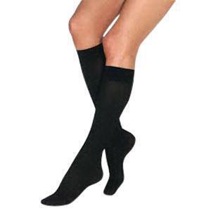 Jobst soSoft Knee High 20-30 mmHg Lg Brocade Black - All