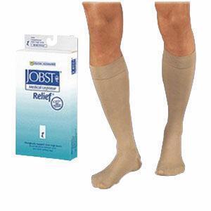 Jobst Relief 15-20 mmHg Knee High Large Beige - All