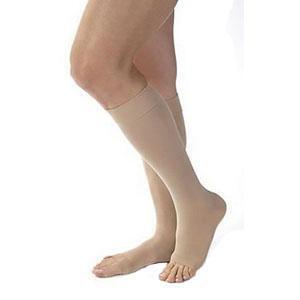 Jobst Opaque 20-30 mmHg Med Natural Knee High Open Toe - All