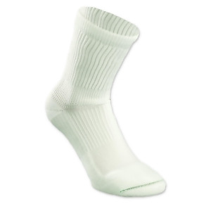 Euros Rx Diabetic Crew Socks Large White - All