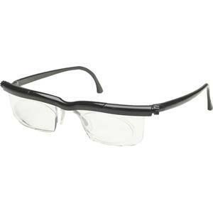 Adjustables Eyewear Black Frame with Clear Lens - All