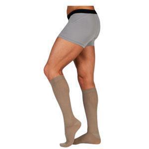 Juzo Dynamic Cotton for Men Knee-High 20-30 Full Foot Khaki Size 3 - All