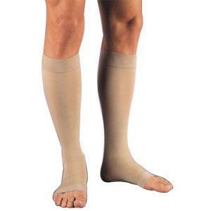 Jobst Relief 20-30 mmHg Knee High Open Toe Large Full Calf Beige - All