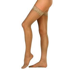 Jobst Ultrasheer 30-40 mmHg Xl Suntan Thigh High Silicone Lace Strip - All