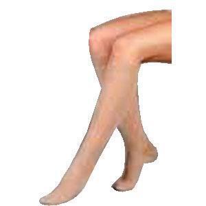 20-30 Knee High Open Toe Regular Size 4 Beige - All