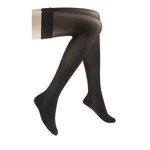 Eversheer Thigh 20-30mmHg Medium Long Closed Toe Womens Black - All