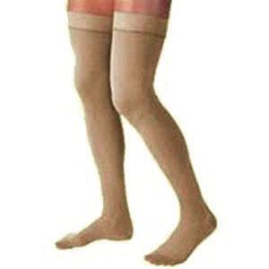 Jobst Ultrasheer 20-30 mmHg Xl Suntan Thigh High Silicone Lace Strip - All